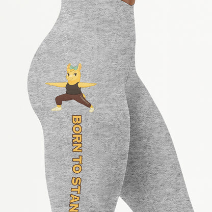 Born to Stand Out Chill Llama Yoga Pants  All-Over Print Women's High Waist Leggings | 5To9Style
