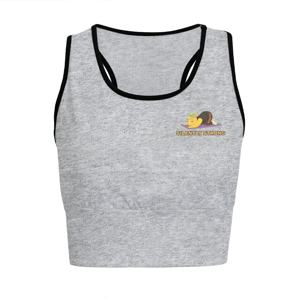 Silently Strong Chill Llama Yoga Women's Sports Bra