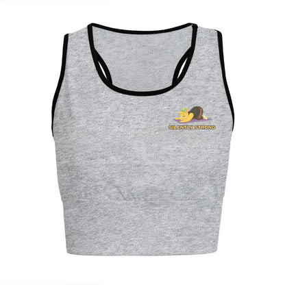 Silently Strong Chill Llama Yoga Women's Sports Bra