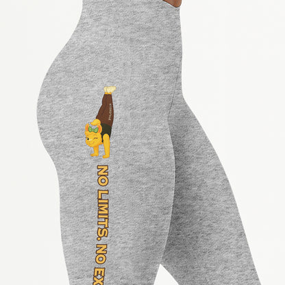 No Limits. No Excuses Chill Llama Yoga Pants All-Over Print Women's High Waist Leggings | 5To9Style