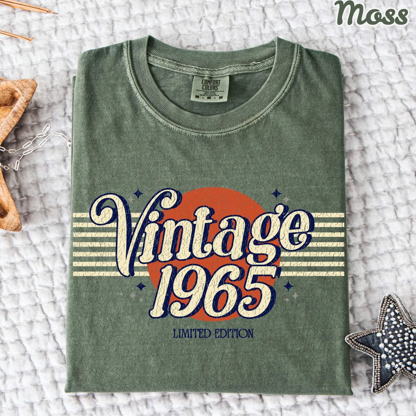 Personalized Birthday T-Shirt – Vintage 1965 Shirt - Birthday Gift Ideas