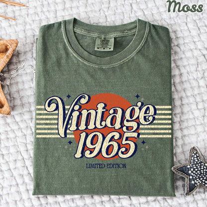 Personalized Birthday T-Shirt – Vintage 1965 Shirt - Birthday Gift Ideas