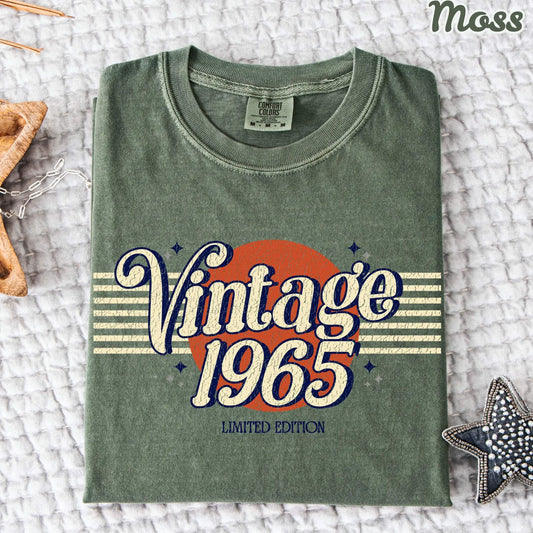 Personalized Birthday T-Shirt – Vintage 1965 Shirt - Birthday Gift Ideas