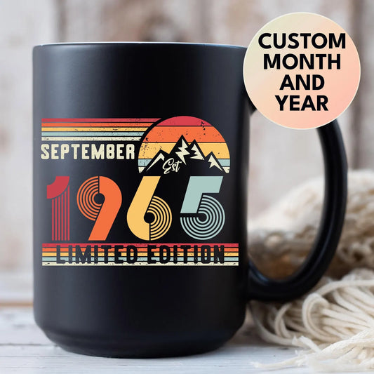 Personalized Birthday T-Shirt – Born In 1965 Customized Birthday Gift - Birthday Gift Ideas