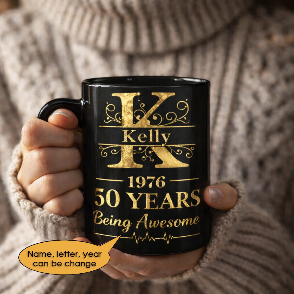 11oz Ceramic Mug Age personalized name, year, letter for birthday Hot Sale- 11oz Ceramic Mug
