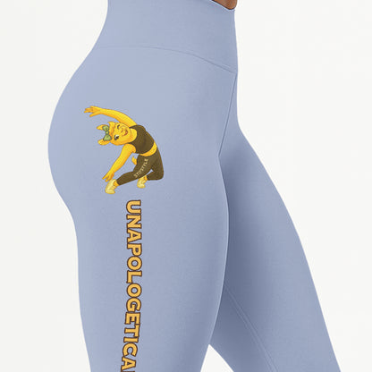 Unapologetically Me Chill Llama Yoga Pants All-Over Print Women's High Waist Leggings | 5To9Style