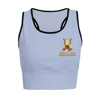 Zen & Sin Since Forever Chill Llama Yoga Women's Sports Bra