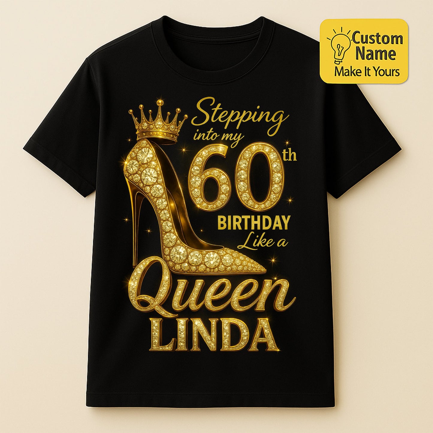 Personalized Birthday T-Shirt – Like A Queens 60th - Birthday Gift Ideas