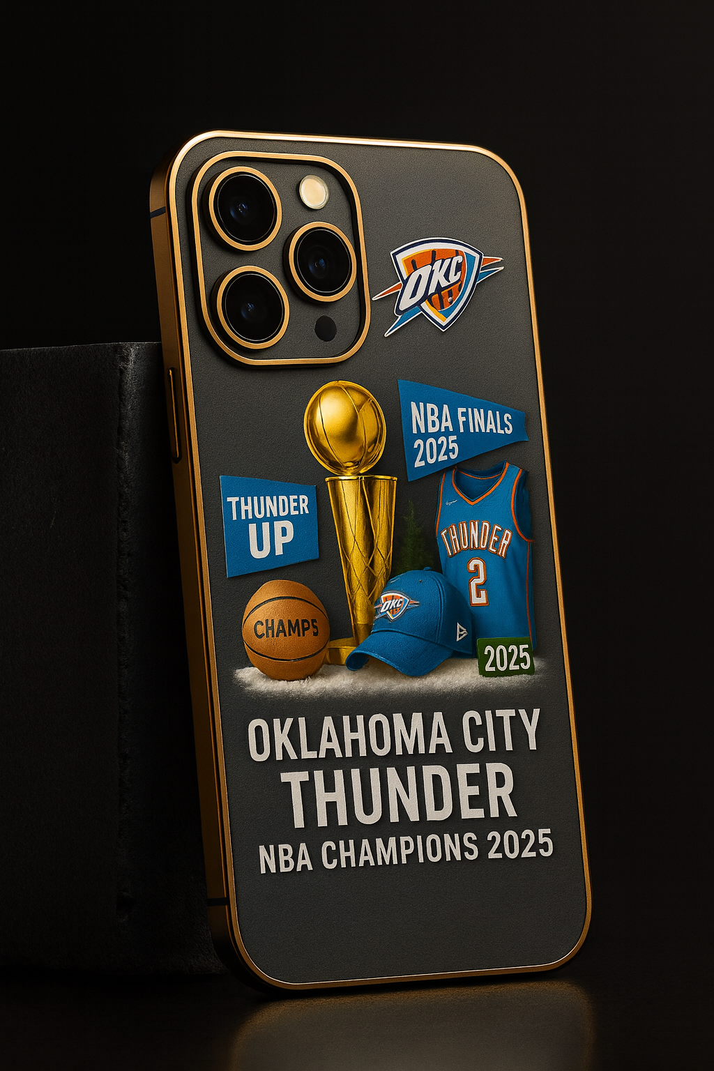 Basketball Trending OKC Basketball Champion 2025 Phone Case