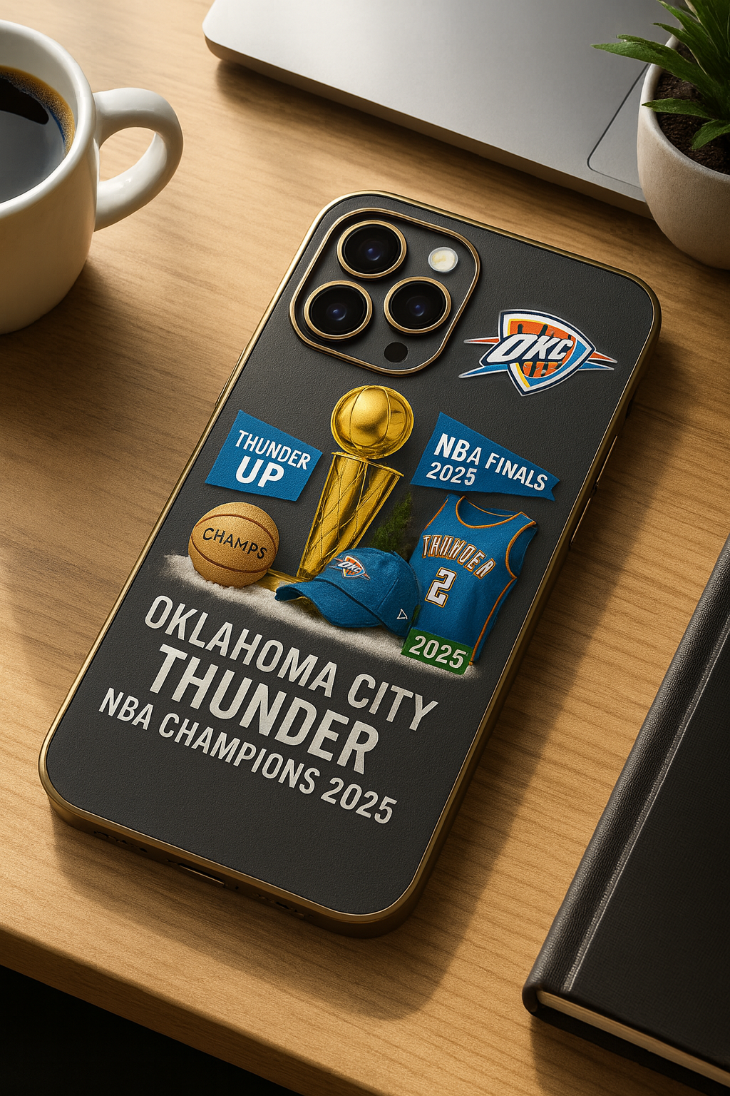 Basketball Trending OKC Basketball Champion 2025 Phone Case