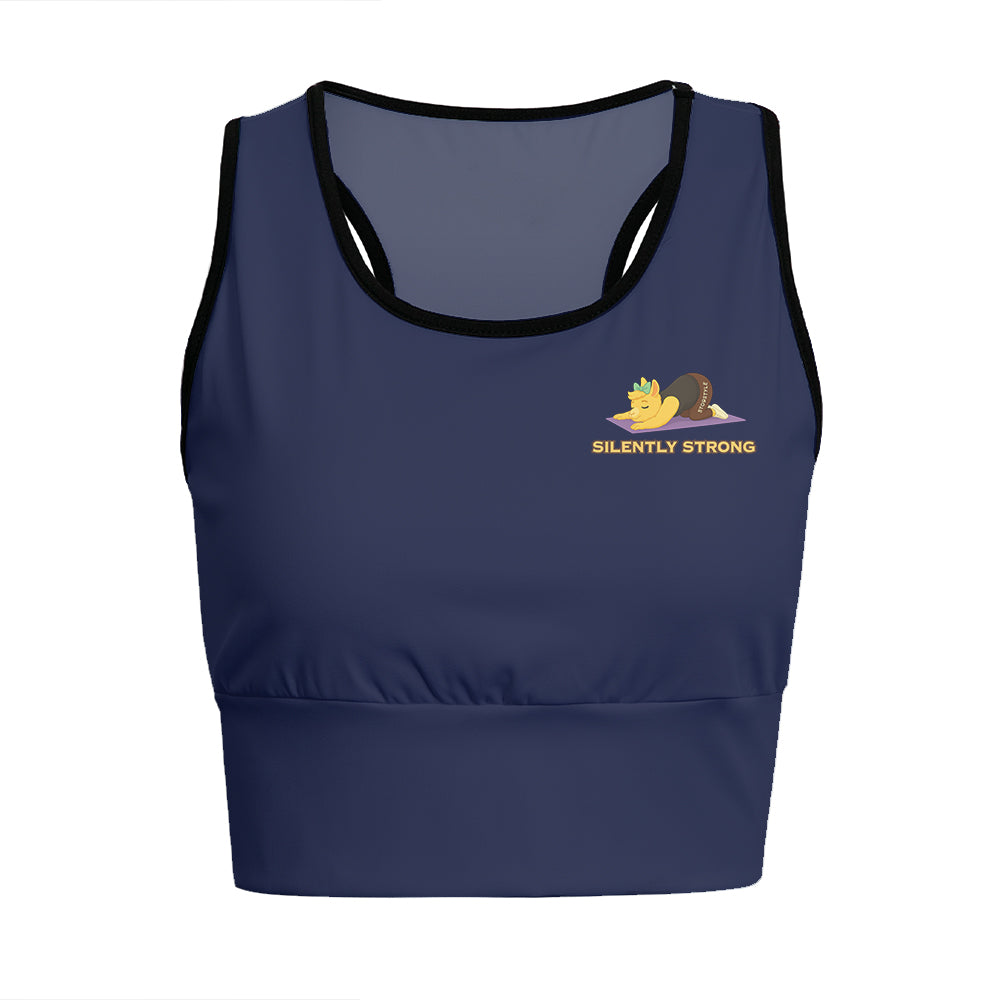 Silently Strong Chill Llama Yoga Women's Sports Bra