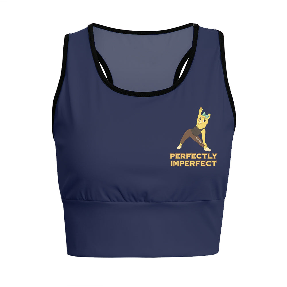 Perfectly Imperfect Chill Llama Yoga Women's Sports Bra