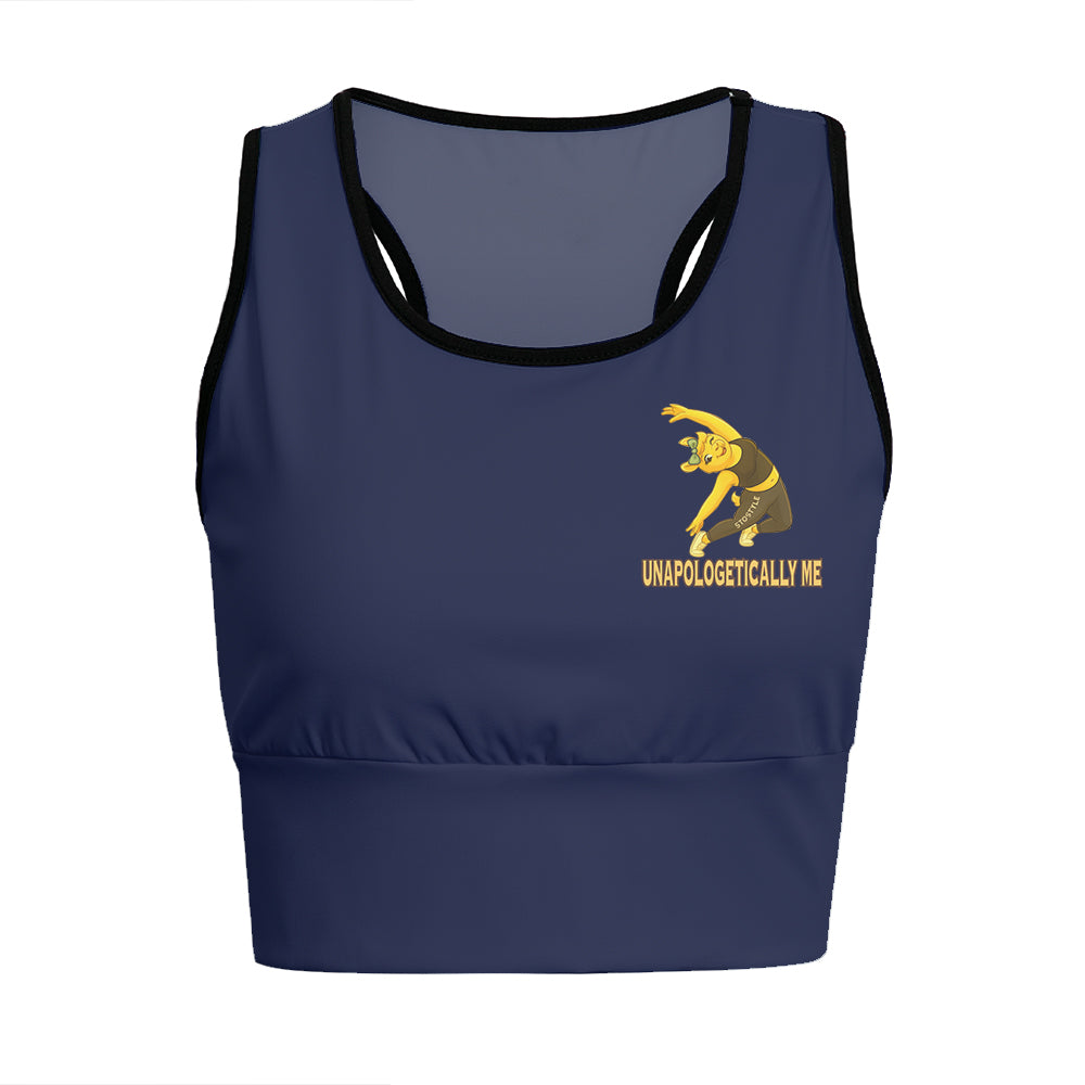 Unapologetically Me Chill Llama Yoga Women's Sports Bra