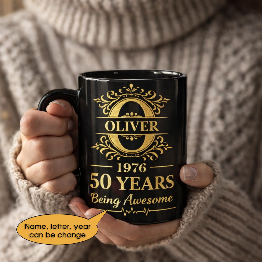 11oz Ceramic Mug Age personalized name, year, letter for birthday Hot Sale- 11oz Ceramic Mug