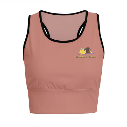 Silently Strong Chill Llama Yoga Women's Sports Bra