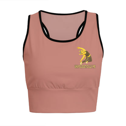 Unapologetically Me Chill Llama Yoga Women's Sports Bra