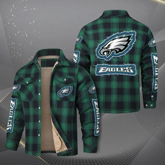 Hot trending P. Eagles Jacket Football Champion 2025 Super Bowl  2024 Unisex Long Sleeve Cotton Jacket For Fans