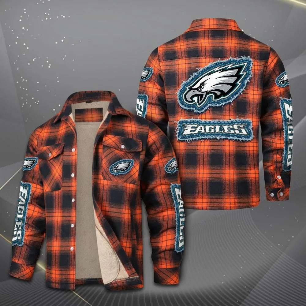 Hot trending P. Eagles Jacket Football Champion 2025 Super Bowl  2024 Unisex Long Sleeve Cotton Jacket For Fans