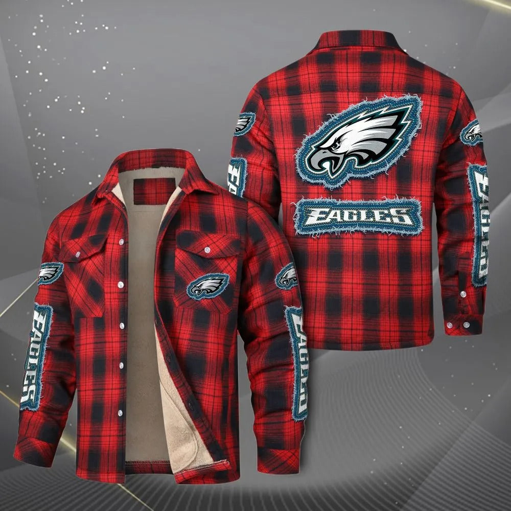 Hot trending P. Eagles Jacket Football Champion 2025 Super Bowl  2024 Unisex Long Sleeve Cotton Jacket For Fans