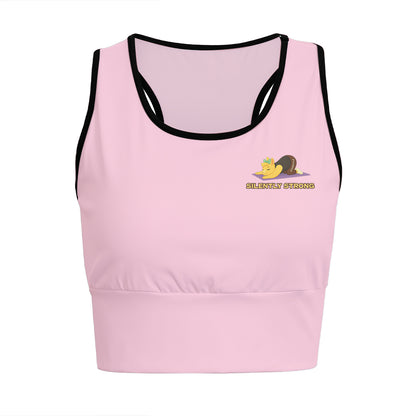 Silently Strong Chill Llama Yoga Women's Sports Bra