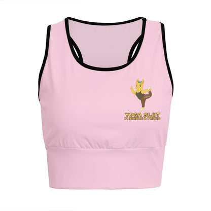 Yoga Slut – Flexible & Proud Chill Llama Yoga Women's Sports Bra