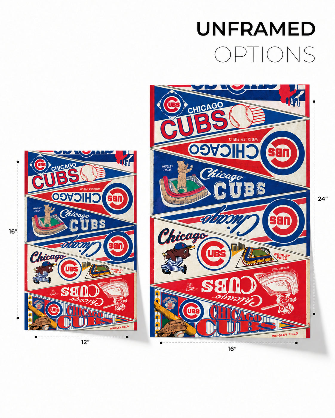All Baseball Teams Vintage Anniversary For Baseball Fans Poster No Frame - Vertical Poster - 5to9vibe