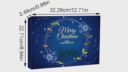 L'ADVENT'LURES 2024 Creative Fishing Christmas Fish Hook Blind Box advent calendar