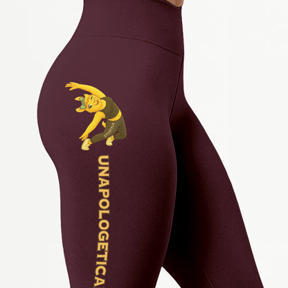 Unapologetically Me Chill Llama Yoga Pants All-Over Print Women's High Waist Leggings | 5To9Style