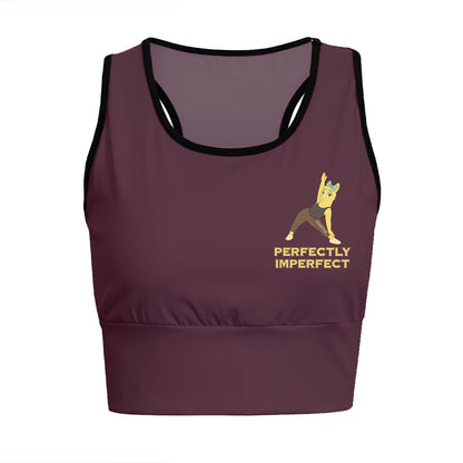 Perfectly Imperfect Chill Llama Yoga Women's Sports Bra