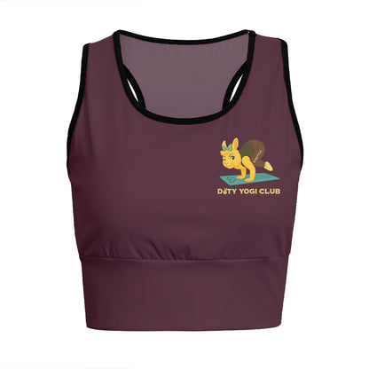 Dirty Yogi Club Chill Llama Yoga Women's Sports Bra