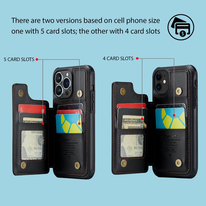 Age personalized name, year, letter for birthday Leather Flip Wallet Phone Case