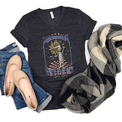 Zodiac Libra Astrology Graphic Classic Unisex T-Shirt | 5To9Style