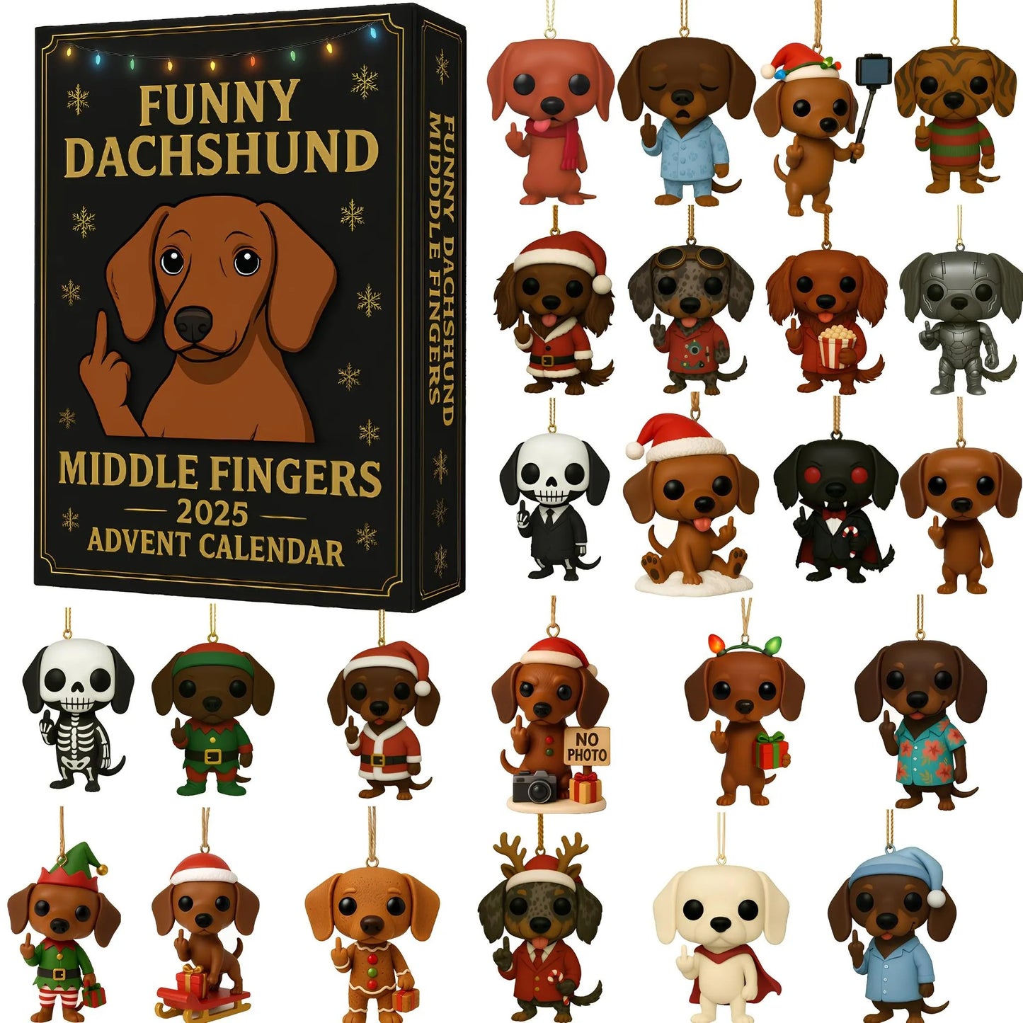 Dachshund Dogs Advent Calendar