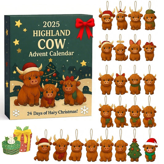 Highland Cow Advent Calendar 2025