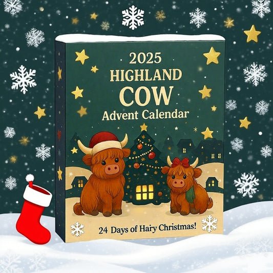 Highland Cow Advent Calendar 2025