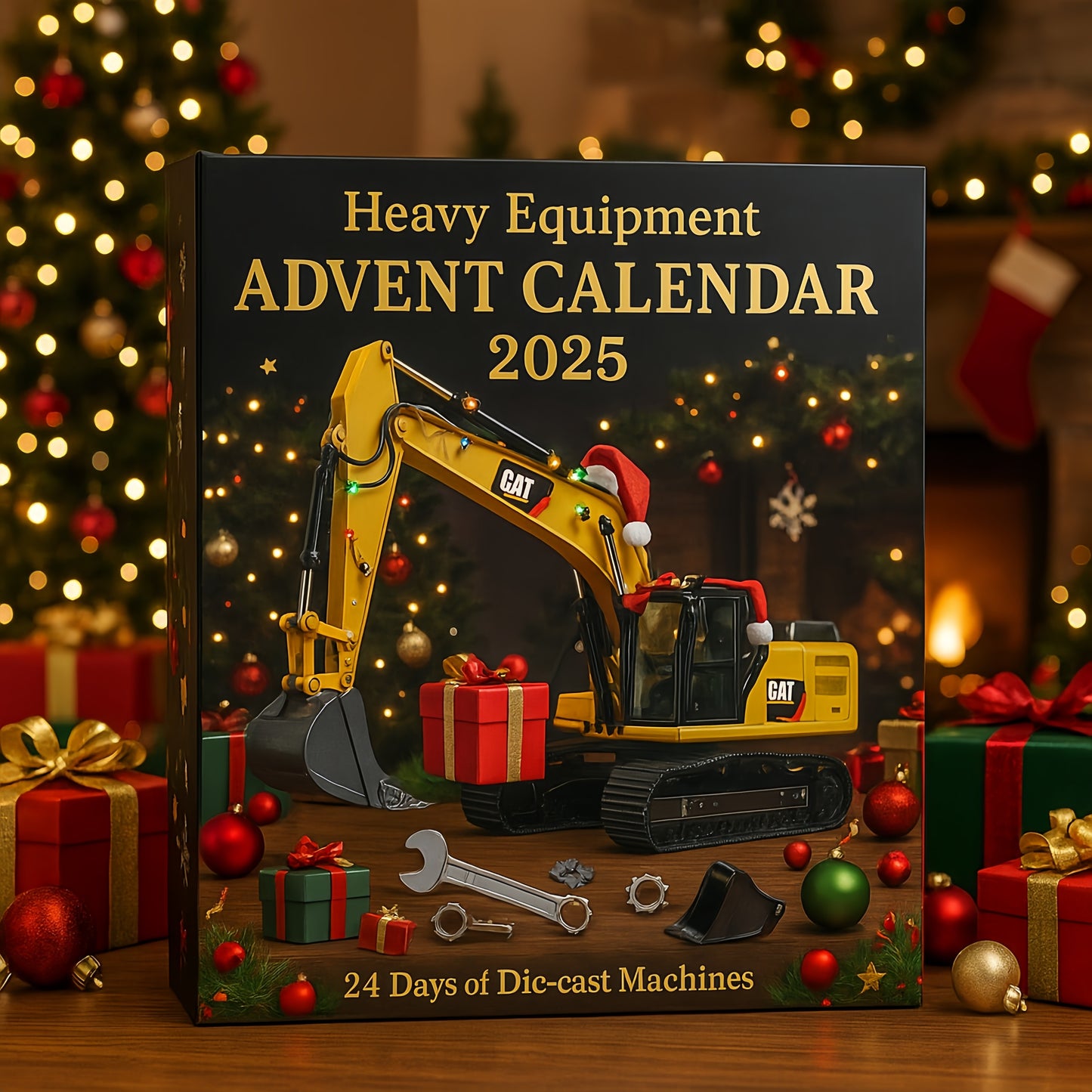 Excavator Die-Cast Machines Advent Calendar 2025