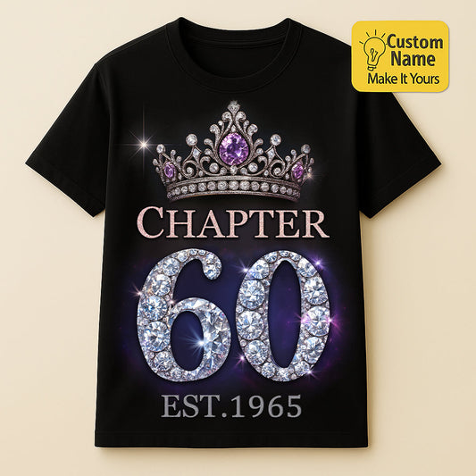 Personalized Birthday T-Shirt – Chapter 1965 year - Birthday Gift Ideas