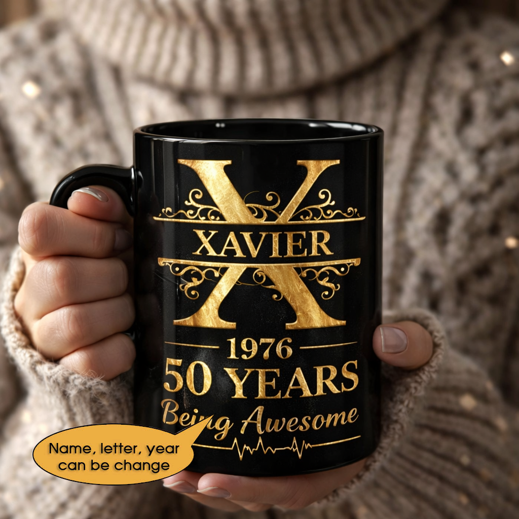 11oz Ceramic Mug Age personalized name, year, letter for birthday Hot Sale- 11oz Ceramic Mug